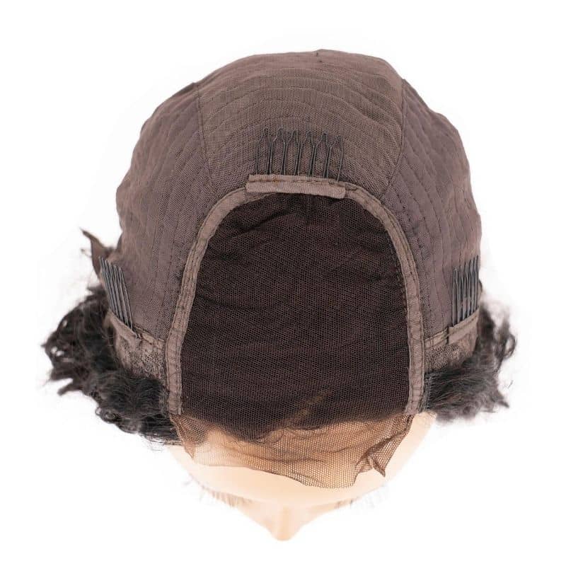 Beach Wave 4x4 Transparent Closure Wig