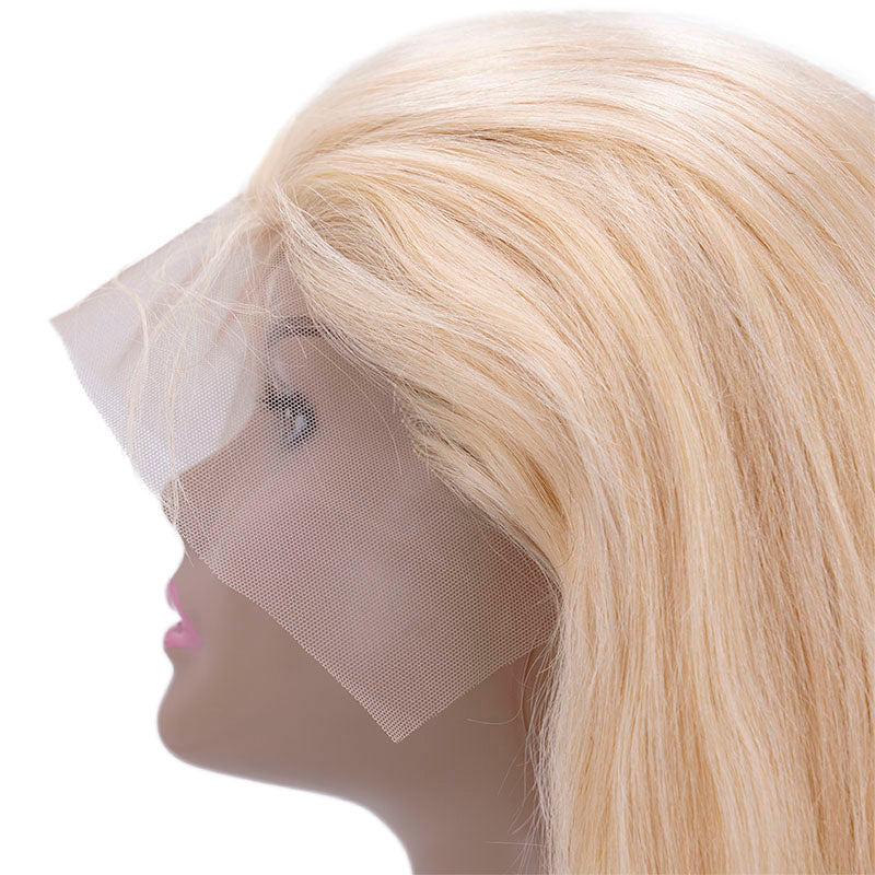 Blonde Straight 13x4 Transparent Lace Front Wig