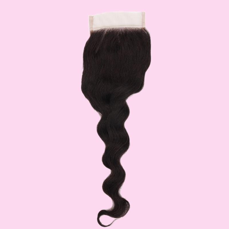 Brazilian Loose Wave 4x4 Transparent Closure